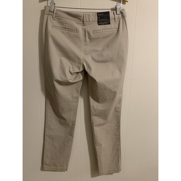 BANANA REPUBLIC Factory Womens Size 4 Stretch Pants Ryan Fit Crop Trouser NWT - Picture 2 of 6